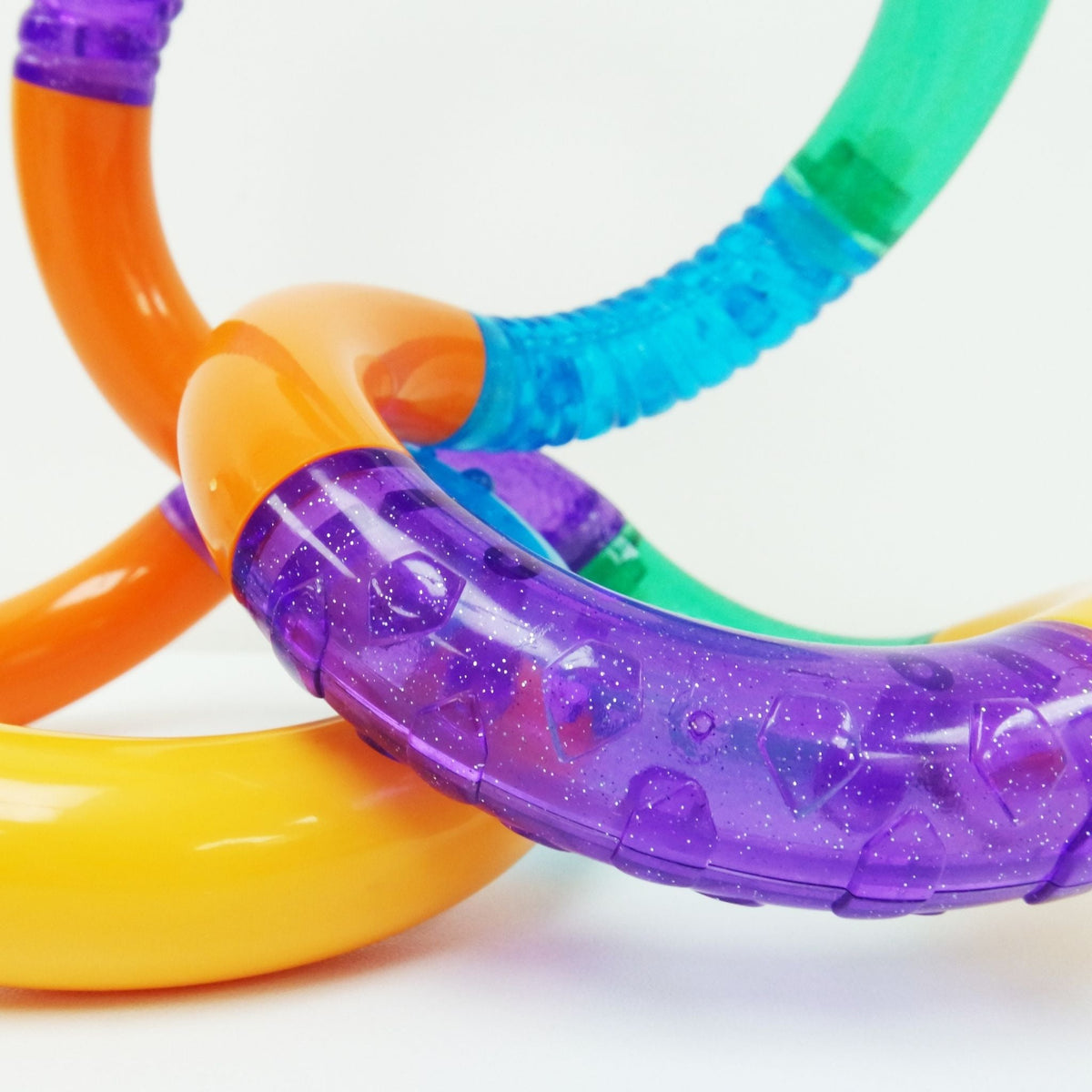 Tangle Original Textured – stor fidget med struktur